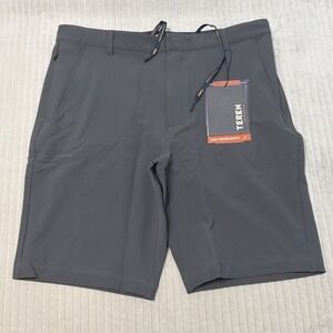 Teren designs Daily Driver Shorts Men's 32 Hiking Golf performance Gray flex
